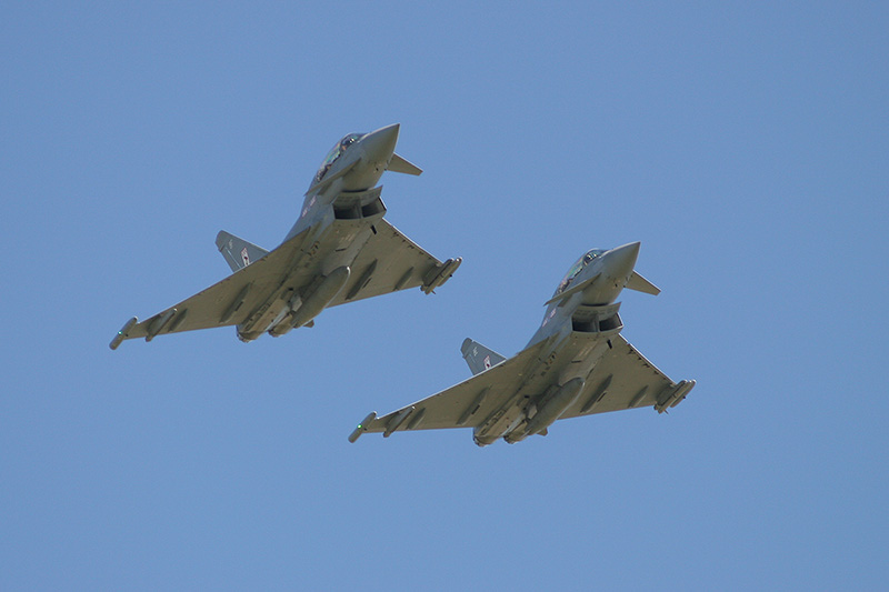 Typhoon T.1s, 29(R) Sqn, RAF