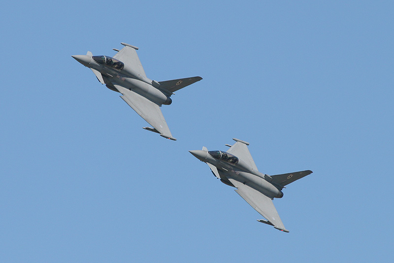 Typhoon T.1s, 29(R) Sqn, RAF