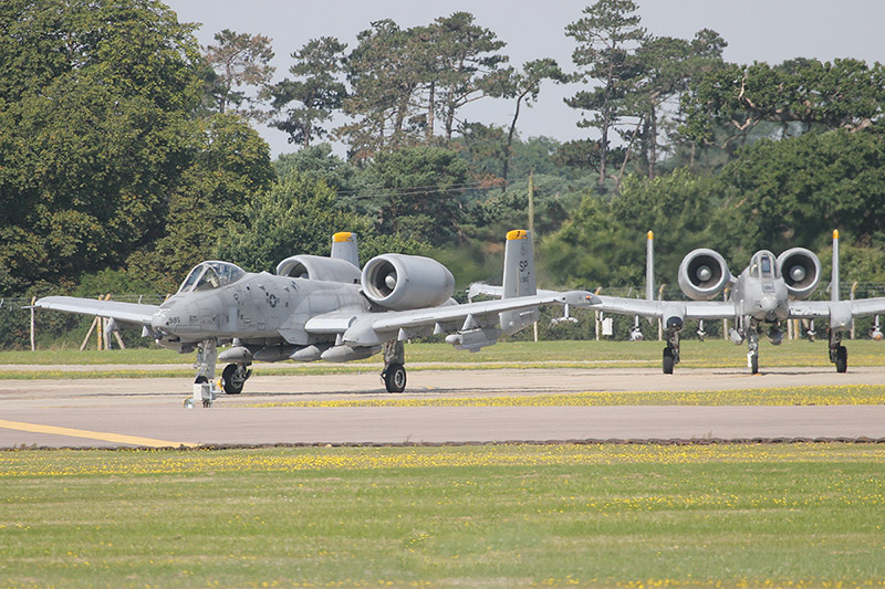 A-10A Thunderbolt IIs, 81st FS, US Air Force