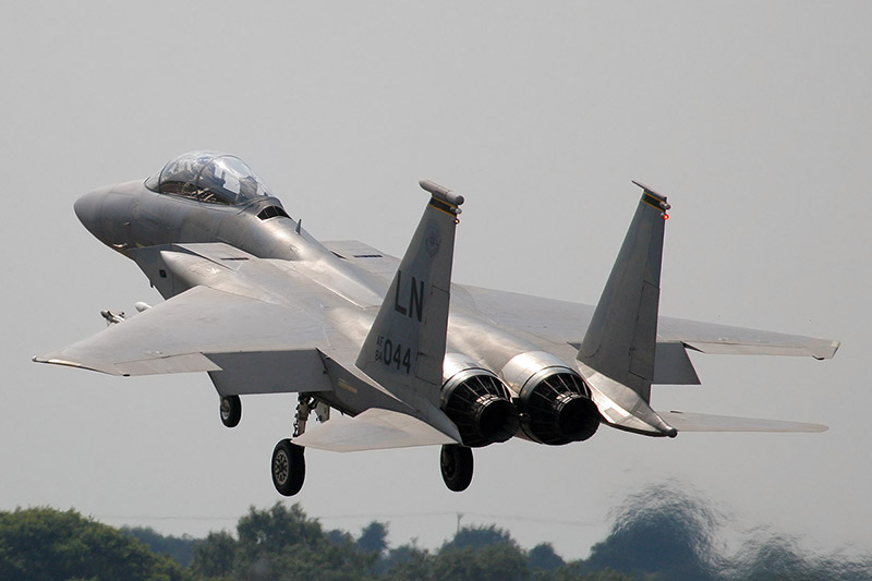 F-15D Eagle, 493rd FS, US Air Force