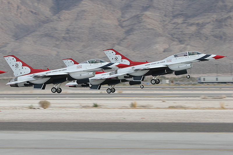F-16C Fighting Falcons, The Thunderbirds, USAF