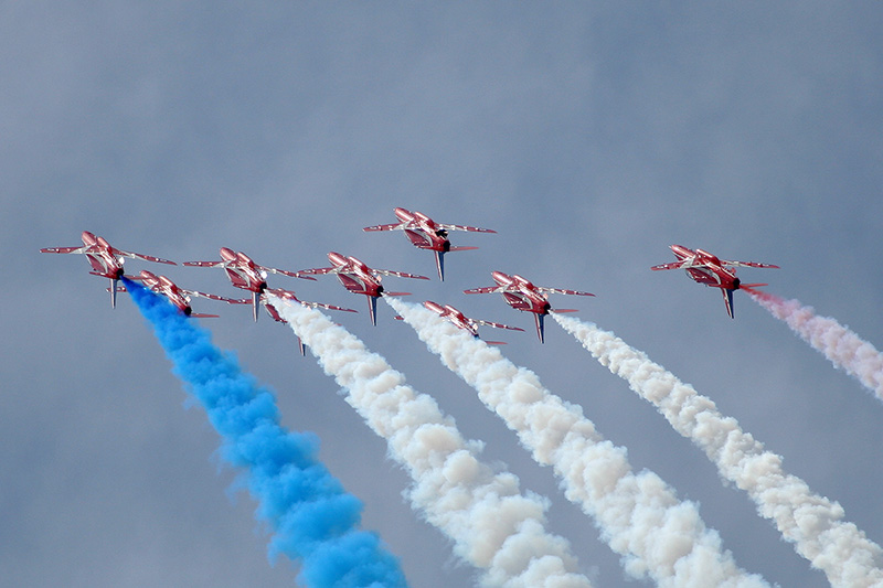 Hawk T.1s, The Red Arrows, RAF