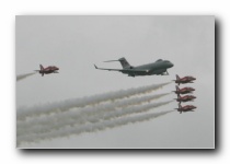 Sentinel R.1, 5(AC) Sqn, RAF<BR>Hawk T.1s, The Red Arrows, RAF