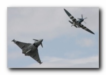 Spitfire PR.XIX, BBMF, RAF<br>Typhoon F.2, 29(R) Sqn, RAF