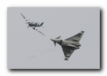 Spitfire PR.XIX, BBMF, RAF<br>Typhoon F.2, 29(R) Sqn, RAF