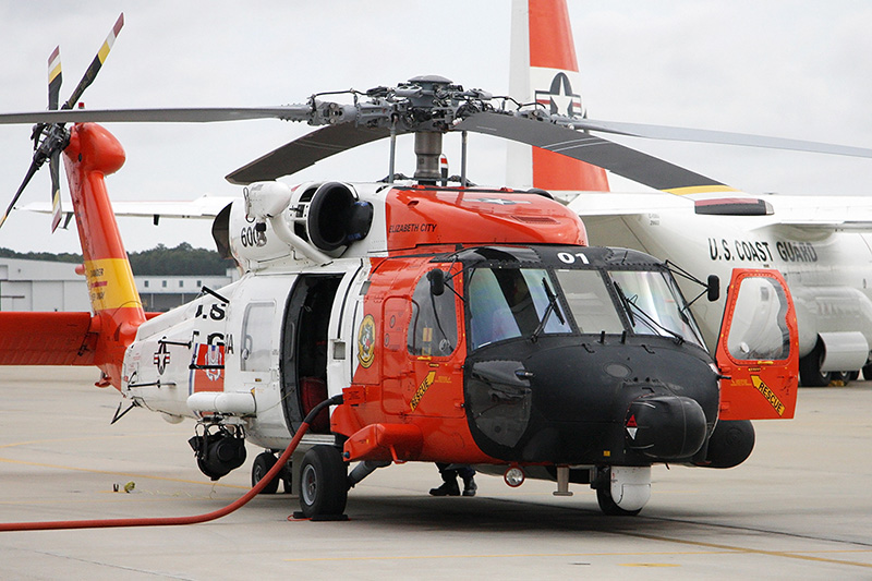 MH-60J Jayhawk, USCG<br>HC-130J Hercules, USCG