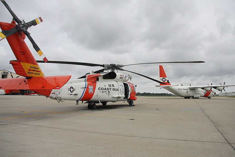 MH-60J Jayhawk, USCG<br>HC-130J Hercules, USCG