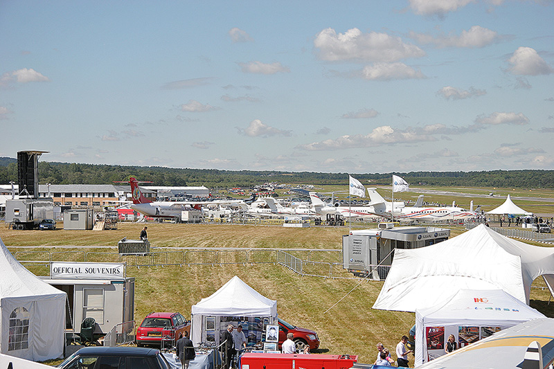 Farnborough showground
