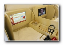 Boeing 777-300ER, Air India, first class cabin