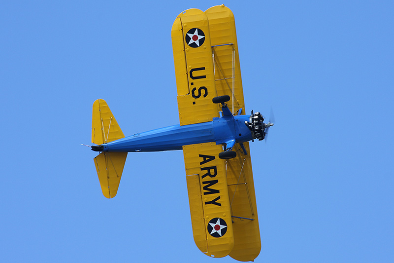 PT-17 Stock Stearman, John Mohr Barnstorming