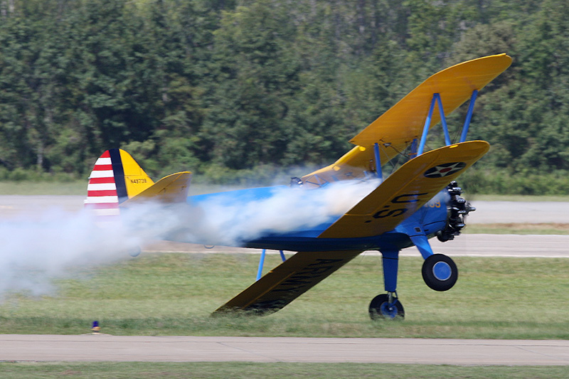 PT-17 Stock Stearman, John Mohr Barnstorming