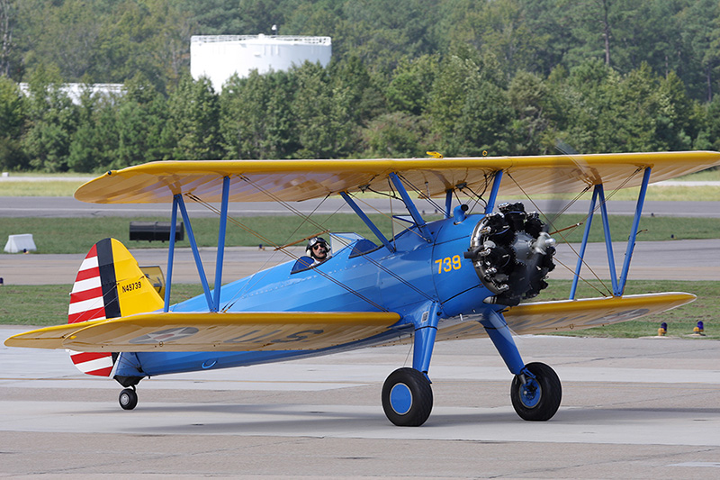 PT-17 Stock Stearman, John Mohr Barnstorming