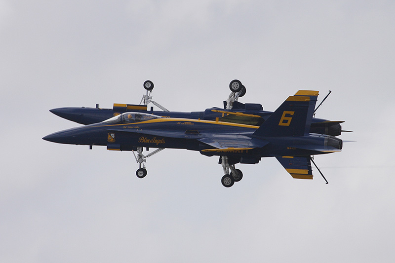 F/A-18A Hornets, <i>The Blue Angels</i>, USN