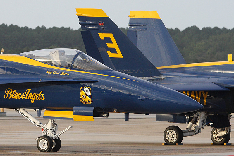 F/A-18A Hornets, <i>The Blue Angels</i>, USN