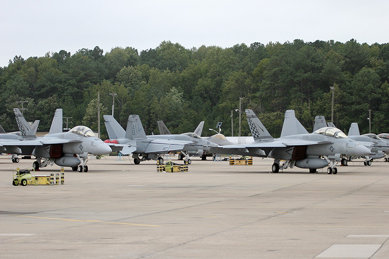 F/A-18F Super Hornet, VFA-211 <i>Fighting Checkmates</i>, USN<br>F/A-18E Super Hornet, VFA-136 <i>Knighthawks</i>, USN