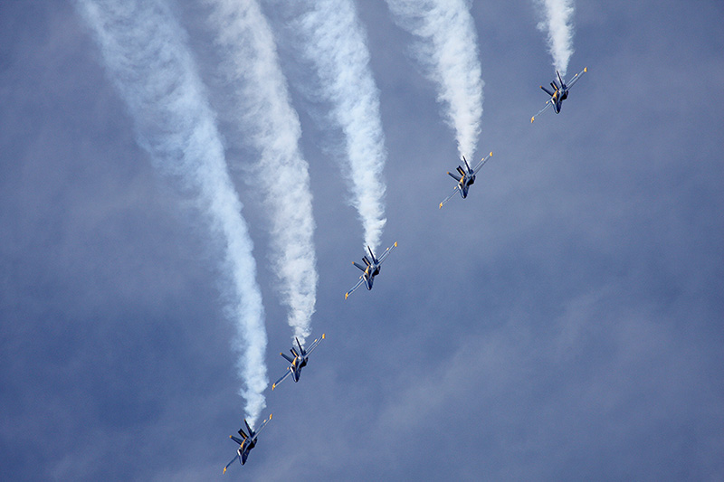 F/A-18A Hornets, <i>The Blue Angels</i>, USN