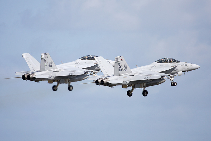 F/A-18F Super Hornets, VFA-11 <i>Red Rippers</i>, USN