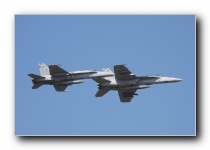 F/A-18F Super Hornet, VFA-11 <i>Red Rippers</i>, USN<br>F/A-18C Hornet, VFA-106 <i>Gladiators</i>, USN