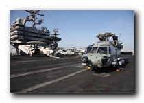 HH-60H Seahawk, HS-3 <i>Tridents</i>, USN<br>E-2C Hawkeye, VAW-124 <i>Bear Aces</i>, USN